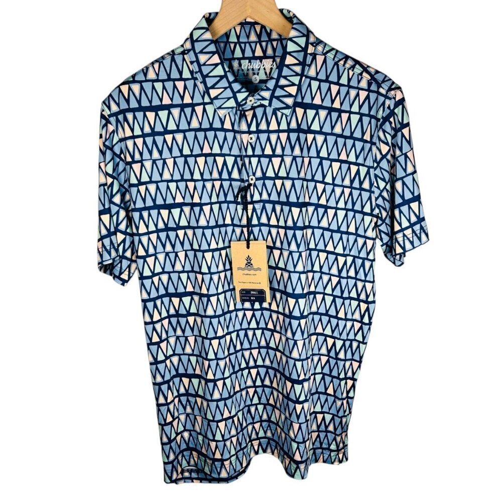 Chubbies The Triangu-later Performance Polo 2.0 Size Small Shirt Business Golf W